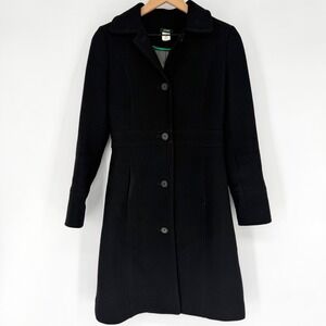 VTG 2008 J. Crew Double-Cloth Wool Lady Day‎ Coat Thinsulate Size 0 Heritage